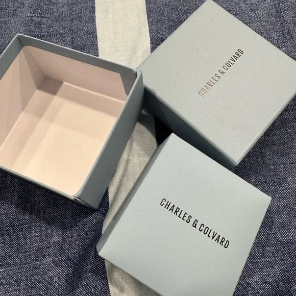 Charles & Colvard White Gold Stud Earrings - Picture 8 of 14